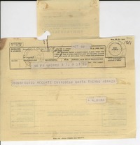 [Telegrama] 1951 mar. 10, Madrid, [España] [a] Gabriela Mistral, Rapallo, [Italia]