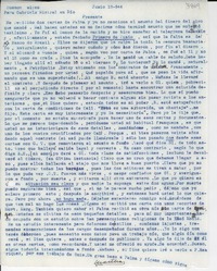 [Carta] 1946 jun. 18, Buenos Aires, [Argentina] [a] Gabriela Mistral, Río, [Brasil]