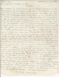 [Carta] 1945 oct. 30, Buenos Aires [a] Gabriela Mistral, Río [de Janeiro]