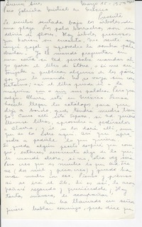 [Carta] 1950 mar. 15, Buenos Aires, [Argentina] [a] Gabriela Mistral, México