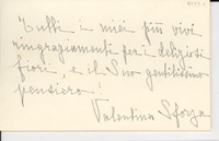 [Tarjeta] [1951?], [Italia] [a] Gabriela Mistral, [Italia]