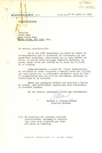 [Carta] 1966 jun. 18, Buenos Aires, [Argentina] [a] Doris Dana, Pound Ridge, New York, U.S.A.