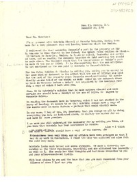 [Carta] 1949, dic. 20, México D.F., [México] [a] [Paul G.] Sweetser