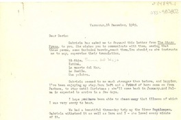 [Carta] 1949 dec. 14, Veracruz, [México] [a] Doris [Dana]