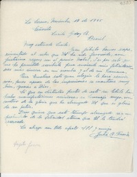 [Carta] 1945 nov. 17, La Serena, [Chile] [a] Lucila Godoy A., Brasil