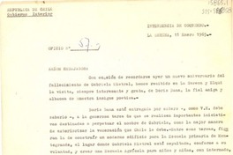 [Oficio] Nº 57, 1965 ene. 11, La Serena, Chile [a] Ralph Dungan, Embajada de los Estados Unidos de América, Santiago, [Chile]