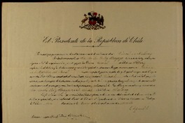 [Carta credencial] [a] Gabriela Mistral, Cónsul en Nichteroy, [Brasil]