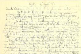 [Carta] 1952 ago. 12, Napoli, [Italia] [a] Doris Dana, [New York, Estados Unidos]