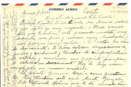 [Carta] 1947 ene. 7, [La Serena, Chile] [a] Lucila [Godoy Alcayaga]