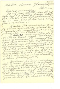 [Carta] 1950 mayo 25, Xalapa, Ver., [México] [a] Dr. Hans Flasche, Bonn