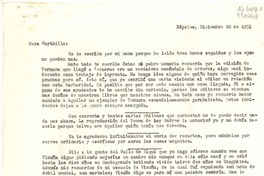 [Carta] 1951 dic. 10, Nápoles, [Italia] [a la] Cara Marthilla