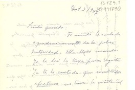 [Carta] 1947 oct. 2, [a] [Gabriela Mistral]