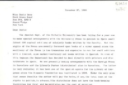 [Carta] 1968 Nov. 27, 5914 Carlton Lane, Bethesday 20016, Maryland, [EE.UU.] [a] Miss Doris Dana, Hack Green Road, Box 284, RFD 2, Pound Ridge, New York, [EE.UU.]