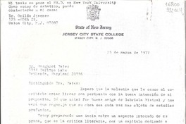 [Carta] 1977 Apr. 3, [Estados Unidos] [a] Dear Doris