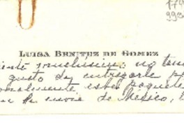 [Tarjeta] 1951 abr. 4, Turín, [Italia] [a] Gabriela Mistral