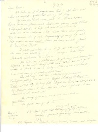 [Carta] [1953] July 20, Box 104, Callicoon, N. Y., [EE.UU.] [a] Dear Doris