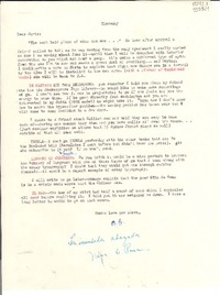 [Carta] [a] Doris Dana