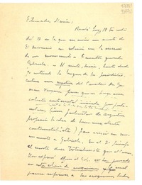 [Carta] [a] Estimada María