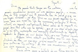 [Carta] 1958, Rapallo, Italia [a] Doris Dana