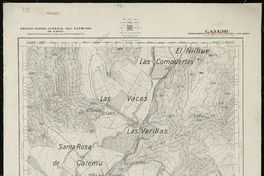 Catemu Departamentos de Quillota, Putaendo i Los Andes [material cartográfico] : Estado Mayor Jeneral del Ejército de Chile. Departamento de Levantamiento.