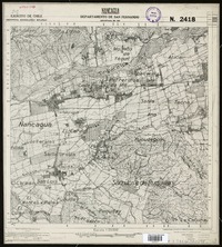 Nancagua Departamento de San Fernando [material cartográfico] : Ejército de Chile. Instituto Geográfico Militar.