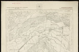 Sagrada Familia Departamento de Curicó y Lontué [material cartográfico] : Estado Mayor Jeneral del Ejército de Chile. Departamento de Levantamiento.