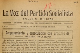 La Voz del Partido Socialista.