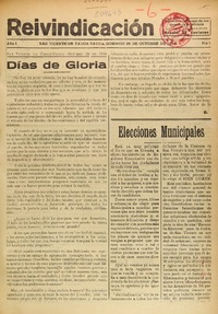 Reivindicación (San Vicente de Tagua- Tagua, Chile : 1934)