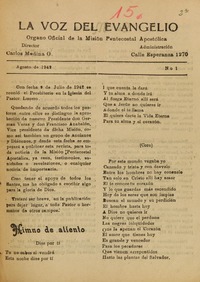 La Voz del Evangelio (Santiago, Chile : 1942)