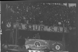[En el Estadio Regional] : Fidel Castro Ruiz en Huachipato, Concepción