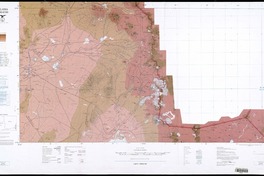 Calama (22° 00 '- 67° 00') carta terrestre