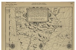 Reconocimiento de los estrechos de Magallanes y San Vicente mandado hacer por su Mg. en el Real Consejo de Indias : partieron de Lisboa en 21 de Septiembre de 1618, y llegaron de buelta a San Lucar a 9 de Julio de 1619, Cabo de dos Caravelas Bartholome Garcia de Nodal y Capitan Goncalo de Nodal, Cosmographo Diego Ramirez, Piloto Juan Manco