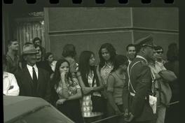 Manifestación frente a La Moneda