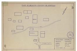 Plano de ubicación localidad de Cosapilla  [material cartográfico] dibujo Fernando Canario.