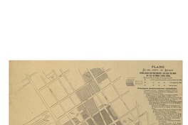 Plano de una parte de Iquique señalando los incendios y salidas de mar en los últimos cinco años