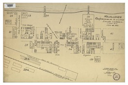 Mejillones clasificación de la ciudad [material cartográfico] : Asociación de Aseguradores de Chile, Comité Incendio.