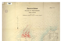 Puerto de Iquique proyecto de mejoramiento : plano jeneral, plano no. 8