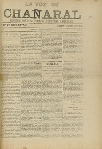 La Voz de Chañaral (Chañaral, Chile : 1890)