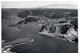 [Vista de Constitución, de Isla Orrego y del río Maule]