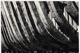 Lanchón maulino en construcción