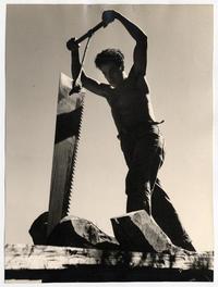 Cortando cuadernos en los Astilleros del Maule