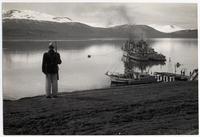 Canal Beagle desde [la] Base Naval [de] Puerto Williams
