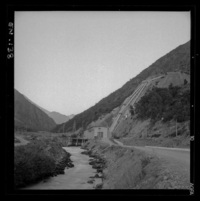 Vista general desde el canal de evacuación