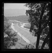 Canal de evacuación que devuelve las agaus al rio Cipreses