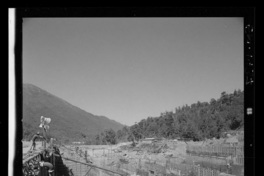 [Río Polcura; vista de las obras de construcción de la bocatoma Polcura]