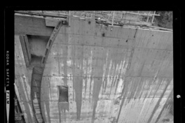 [Río Polcura; vista de las obras de construcción de la bocatoma Polcura]