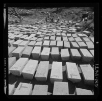 [Río Polcura; vista de las obras de construcción de la bocatoma Polcura, en su última etapa]