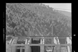 [Río Polcura; vista de las obras de construcción de la bocatoma Polcura, en su última etapa]