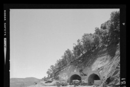 Portales de los túneles en los cerros