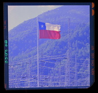[Vista de parte del patio de alta tensión contiguo a la casa de máquinas] : Inauguración de la Central Antuco, 22 de octubre de 1981